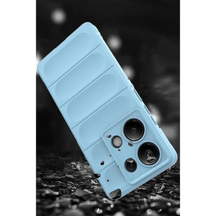 Newface Xiaomi Redmi Note 13 Pro 4G Kılıf Optimum Silikon - Krem