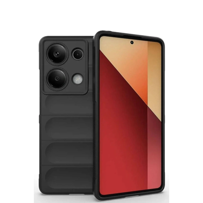 Newface Xiaomi Redmi Note 13 Pro 4G Kılıf Optimum Silikon - Siyah