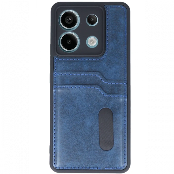 Xiaomi Redmi Note 13 Pro 4G Kılıf Sara Kartvizitli Deri Kılıf