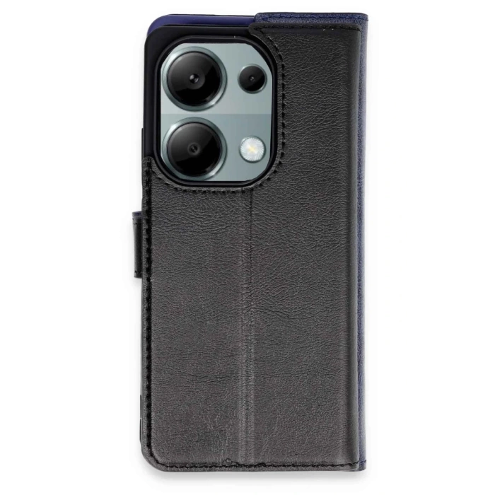 Newface Xiaomi Redmi Note 13 Pro 4G Kılıf Trend S Plus Kapaklı Kılıf - Siyah
