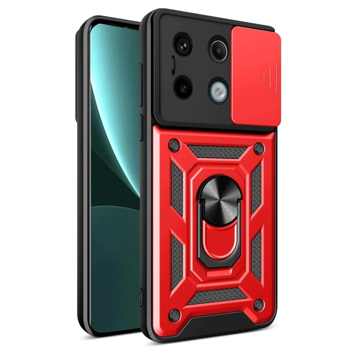 Newface Xiaomi Redmi Note 13 Pro 4G Pars Lens Yüzüklü Silikon