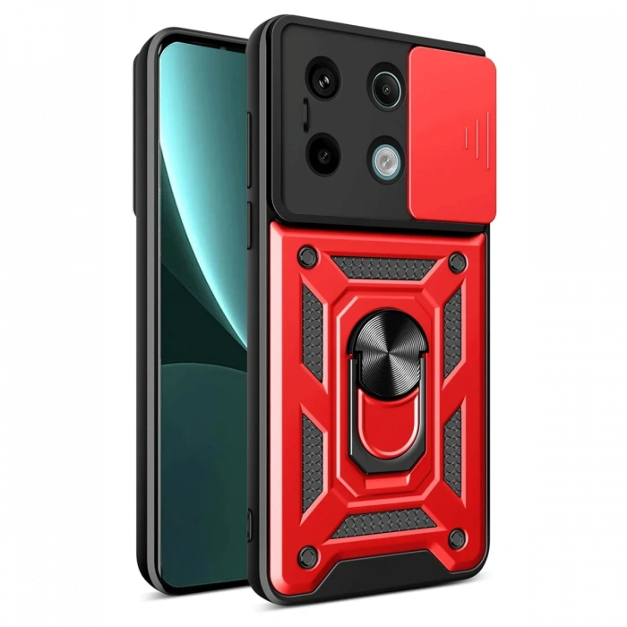 Newface Xiaomi Redmi Note 13 Pro 4G Pars Lens Yüzüklü Silikon