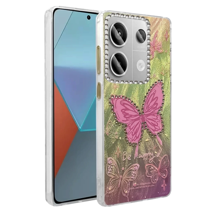 Newface Xiaomi Redmi Note 13 Pro 5G Kılıf Blade Aynalı Desenli Kapak
