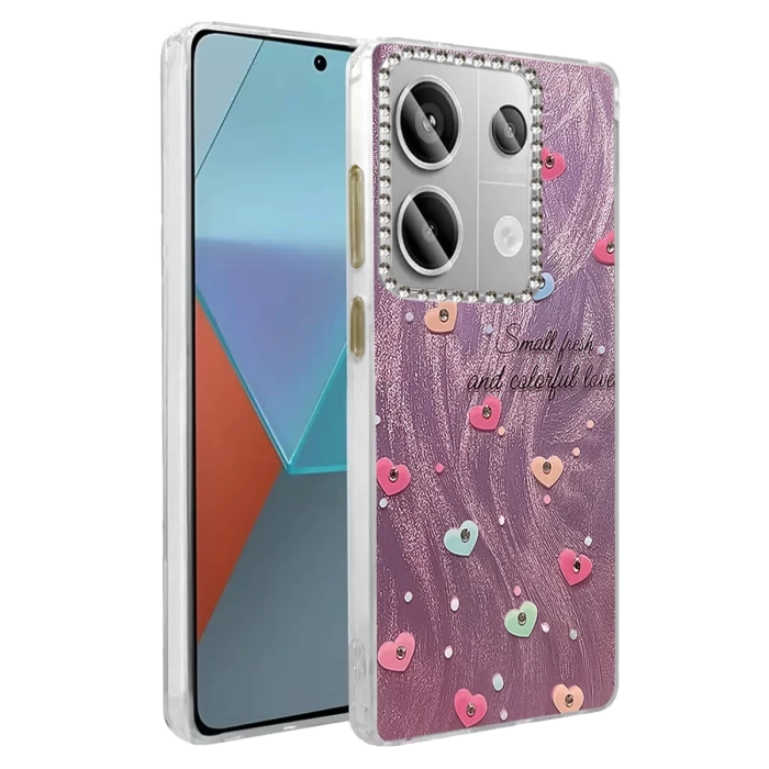 Newface Xiaomi Redmi Note 13 Pro 5G Kılıf Blade Aynalı Desenli Kapak