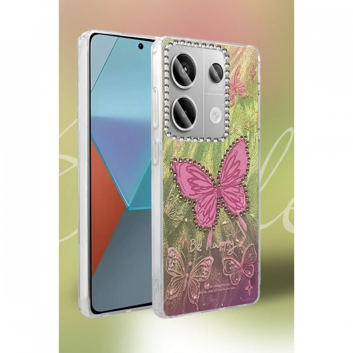 Newface Xiaomi Redmi Note 13 Pro 5G Kılıf Blade Aynalı Desenli Kapak