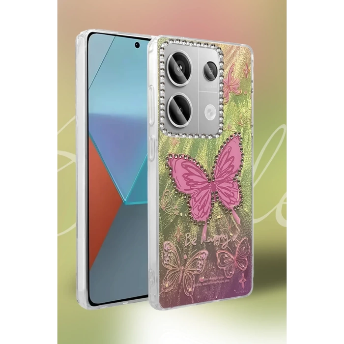 Newface Xiaomi Redmi Note 13 Pro 5G Kılıf Blade Aynalı Desenli Kapak