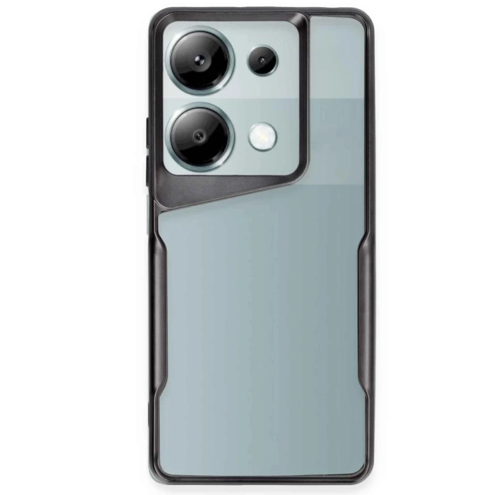 Newface Xiaomi Redmi Note 13 Pro 5G Kılıf Boyi Silikon Kapak - Siyah