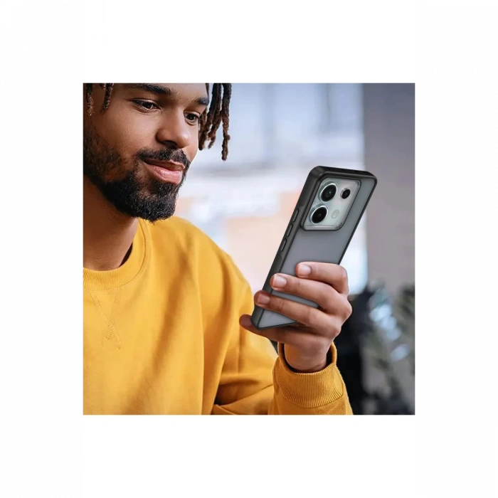 Newface Xiaomi Redmi Note 13 Pro 5G Kılıf Elegant Kapak - Siyah