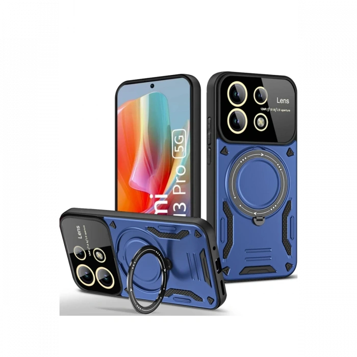 Newface Xiaomi Redmi Note 13 Pro 5G Kılıf Joy Lens Standlı Kapak
