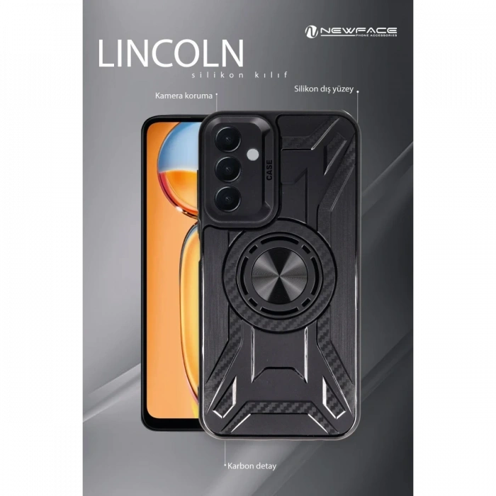Newface Xiaomi Redmi Note 13 Pro 5G Kılıf Lincoln Silikon - Koyu Yeşil
