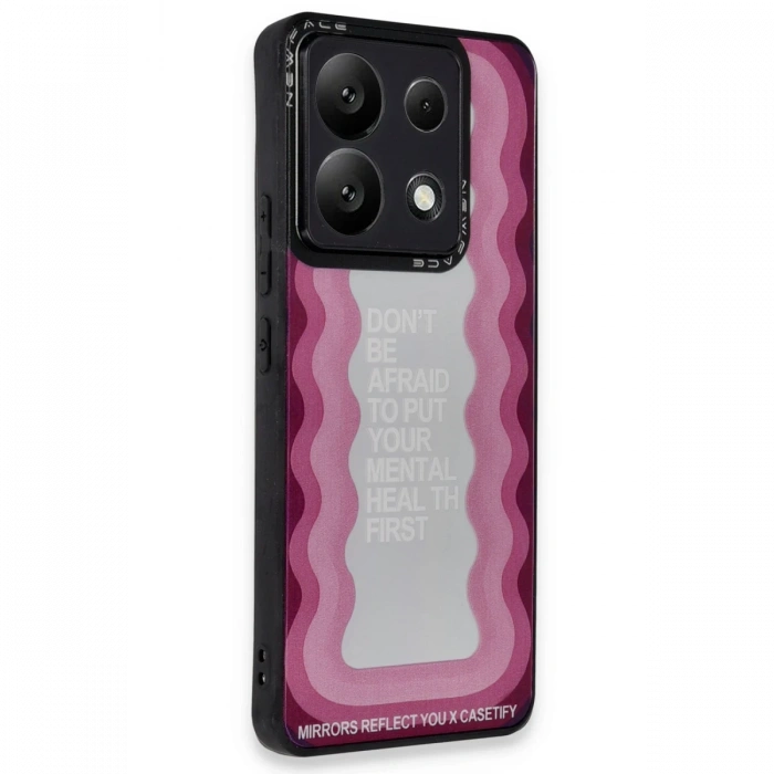 Newface Xiaomi Redmi Note 13 Pro 5G Kılıf Mirror Desenli Kapak