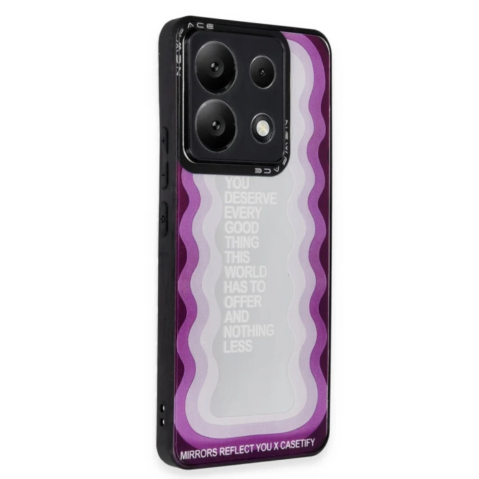 Newface Xiaomi Redmi Note 13 Pro 5G Kılıf Mirror Desenli Kapak - Mirror - 5