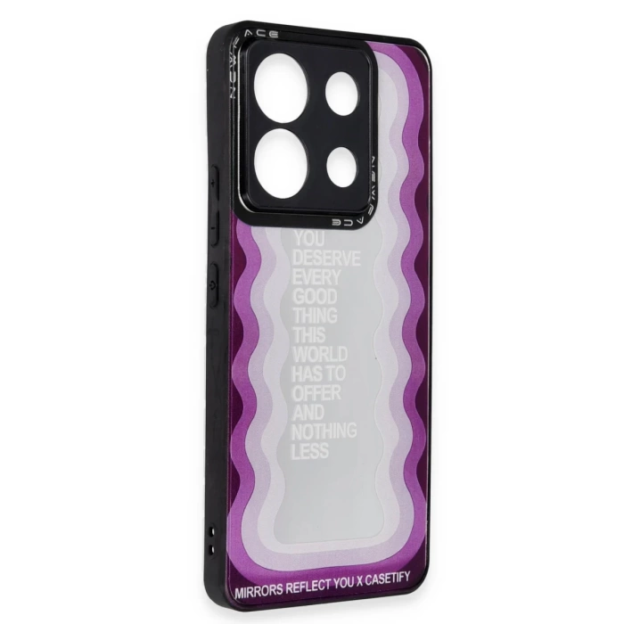Newface Xiaomi Redmi Note 13 Pro 5G Kılıf Mirror Desenli Kapak - Mirror - 5