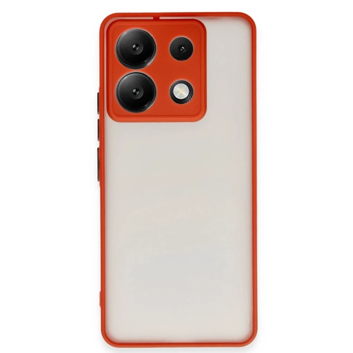 Newface Xiaomi Redmi Note 13 Pro 5G Kılıf Montreal Silikon Kapak - Kırmızı