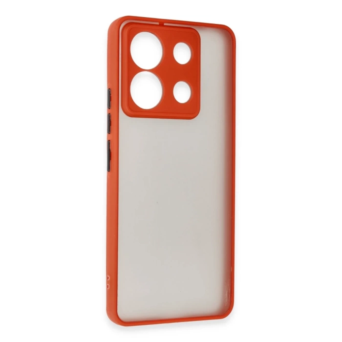 Newface Xiaomi Redmi Note 13 Pro 5G Kılıf Montreal Silikon Kapak - Kırmızı