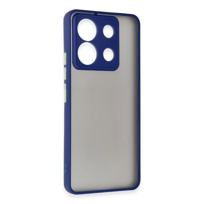 Newface Xiaomi Redmi Note 13 Pro 5G Kılıf Montreal Silikon Kapak - Lacivert