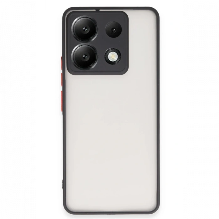 Newface Xiaomi Redmi Note 13 Pro 5G Kılıf Montreal Silikon Kapak - Siyah