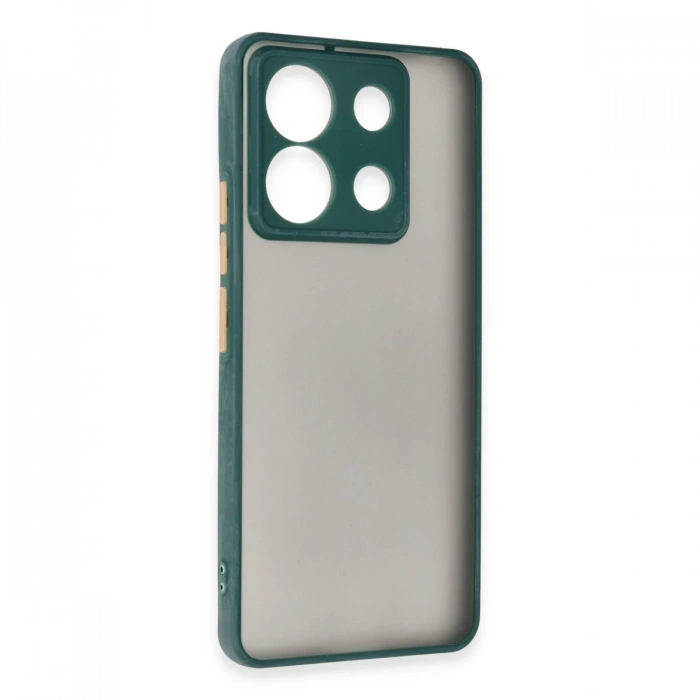 Newface Xiaomi Redmi Note 13 Pro 5G Kılıf Montreal Silikon Kapak - Yeşil