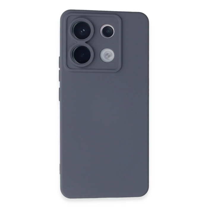 Newface Xiaomi Redmi Note 13 Pro 5G Kılıf Nano içi Kadife Silikon - Gri