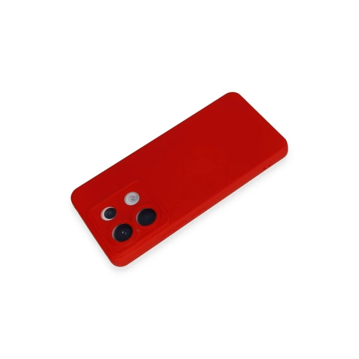 Newface Xiaomi Redmi Note 13 Pro 5G Kılıf Nano içi Kadife Silikon - Kırmızı