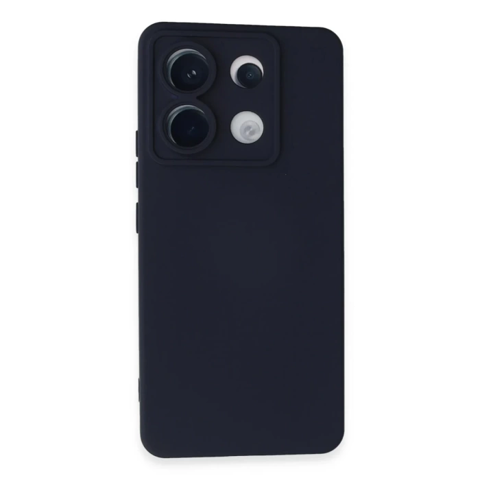 Newface Xiaomi Redmi Note 13 Pro 5G Kılıf Nano içi Kadife Silikon - Lacivert