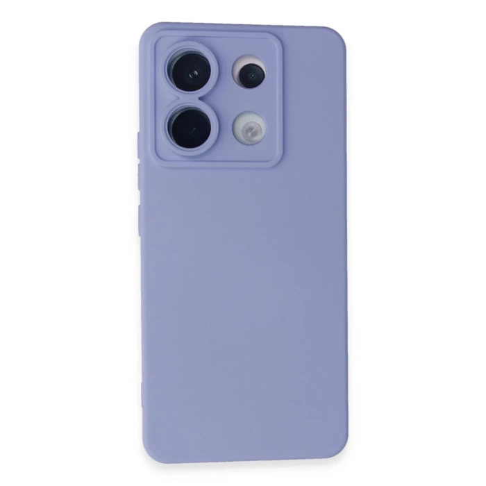 Newface Xiaomi Redmi Note 13 Pro 5G Kılıf Nano içi Kadife Silikon - Lila