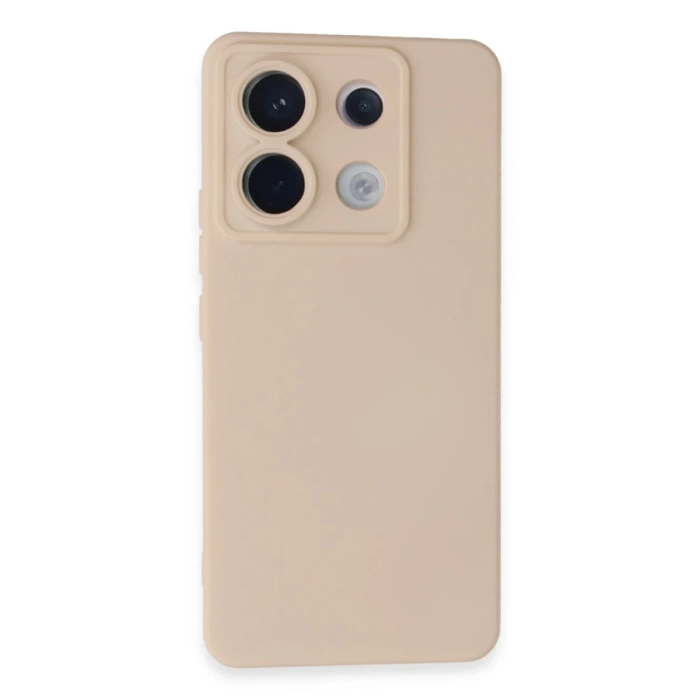 Newface Xiaomi Redmi Note 13 Pro 5G Kılıf Nano içi Kadife Silikon - Pudra
