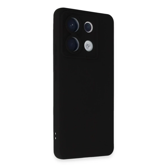 Newface Xiaomi Redmi Note 13 Pro 5G Kılıf Nano içi Kadife Silikon - Siyah