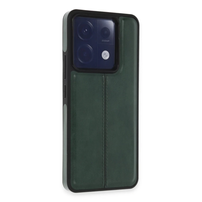 Newface Xiaomi Redmi Note 13 Pro 5G Kılıf Ozzi Kapak - Koyu Yeşil