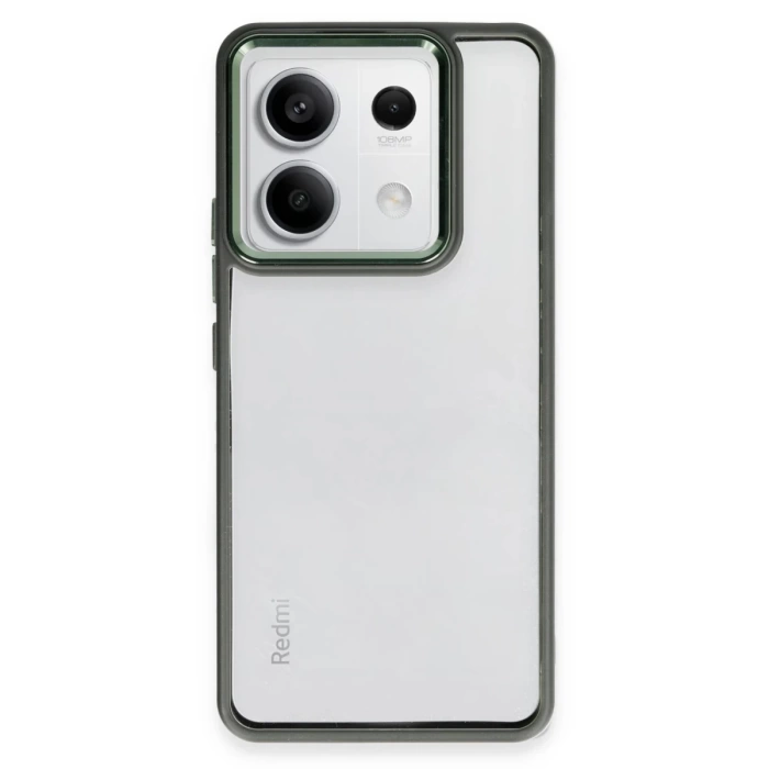 Newface Xiaomi Redmi Note 13 Pro 5G Kılıf Power Silikon - Koyu Yeşil