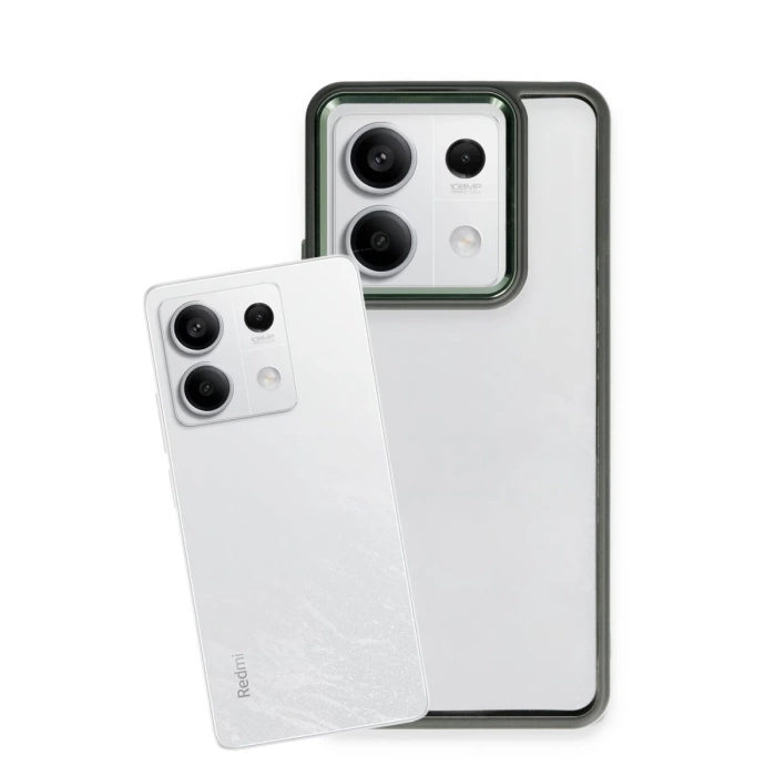 Newface Xiaomi Redmi Note 13 Pro 5G Kılıf Power Silikon - Koyu Yeşil