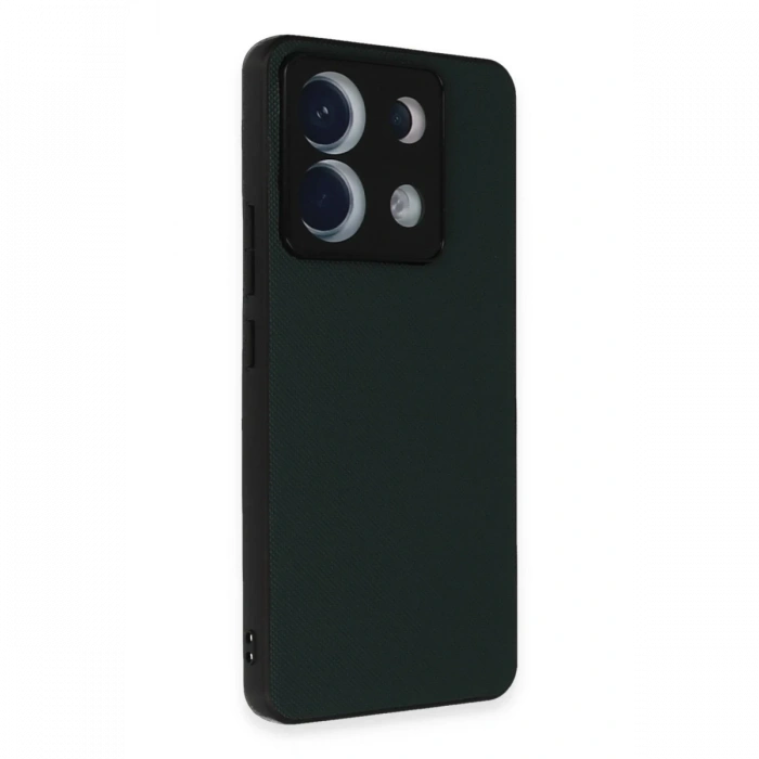 Newface Xiaomi Redmi Note 13 Pro 5G Kılıf Taft Kapak - Koyu Yeşil