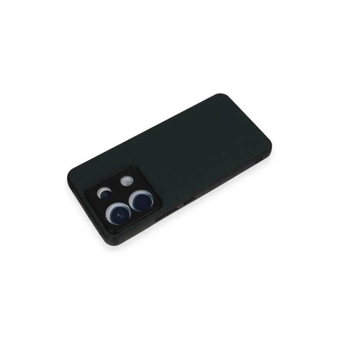 Newface Xiaomi Redmi Note 13 Pro 5G Kılıf Taft Kapak - Koyu Yeşil