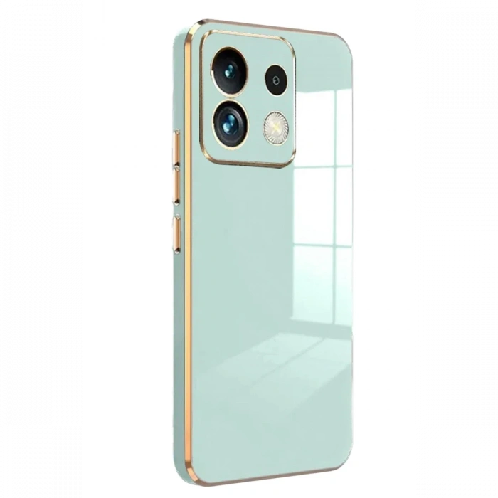 Newface Xiaomi Redmi Note 13 Pro 5G Kılıf Volet Silikon - Açık Yeşil