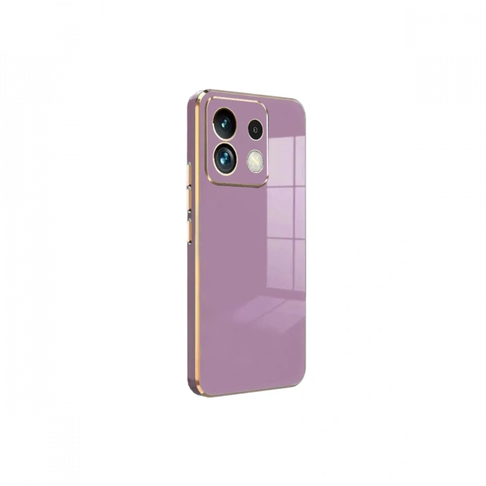 Newface Xiaomi Redmi Note 13 Pro 5G Kılıf Volet Silikon - Mor