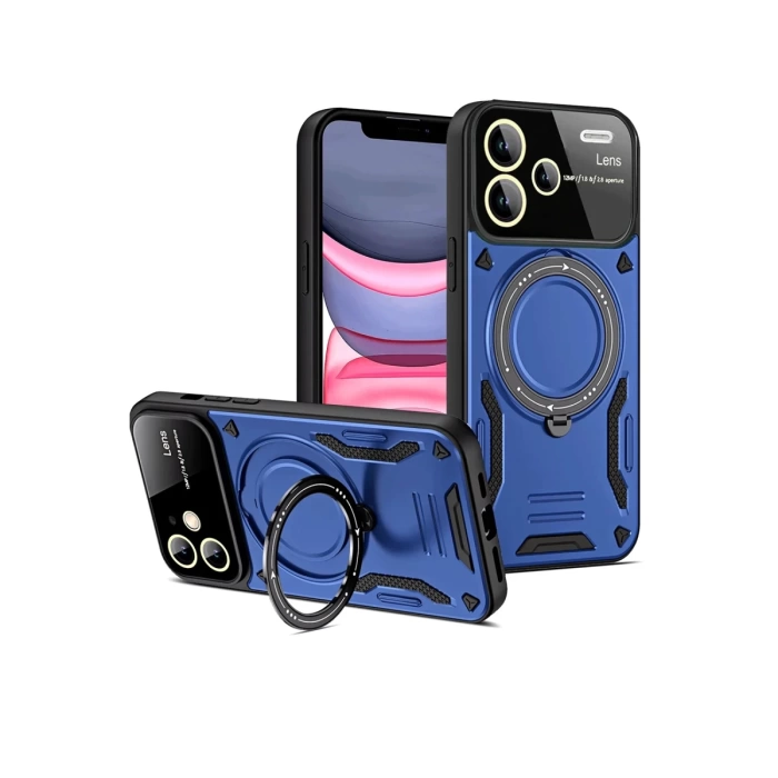 Newface Xiaomi Redmi Note 13 Pro Plus Joy Lens Standlı Kapak