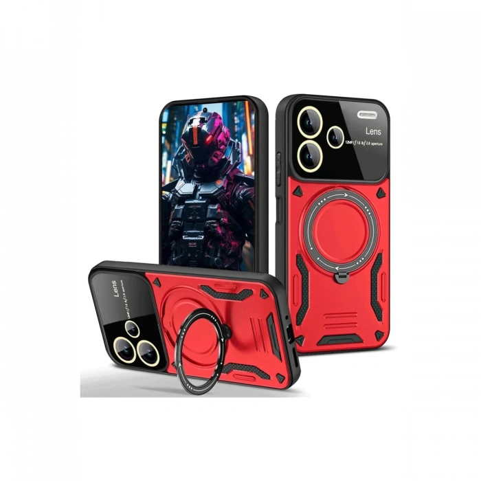 Newface Xiaomi Redmi Note 13 Pro Plus Joy Lens Standlı Kapak