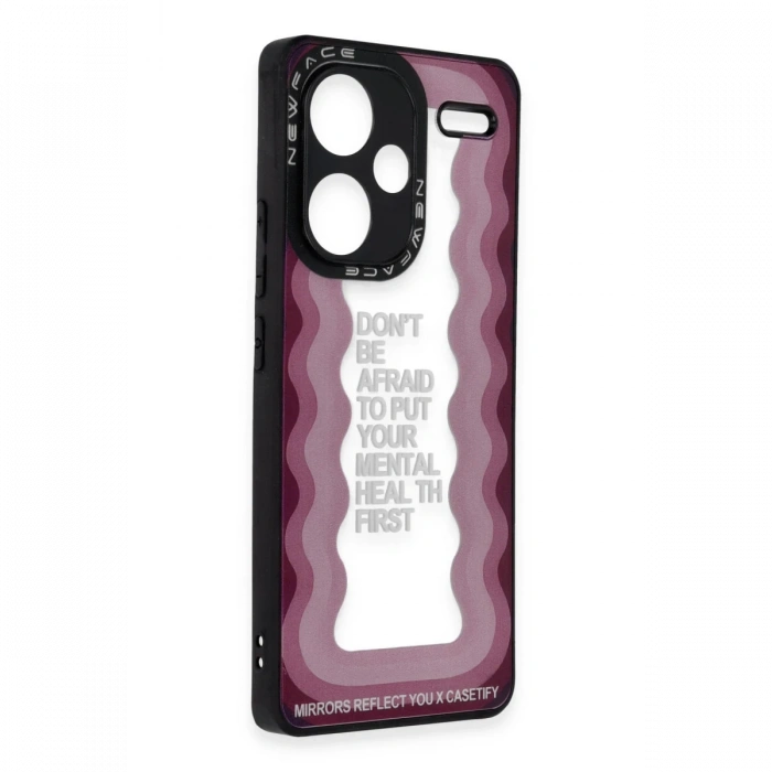 Newface Xiaomi Redmi Note 13 Pro Plus Kılıf Mirror Desenli Kapak - Mirror - 11