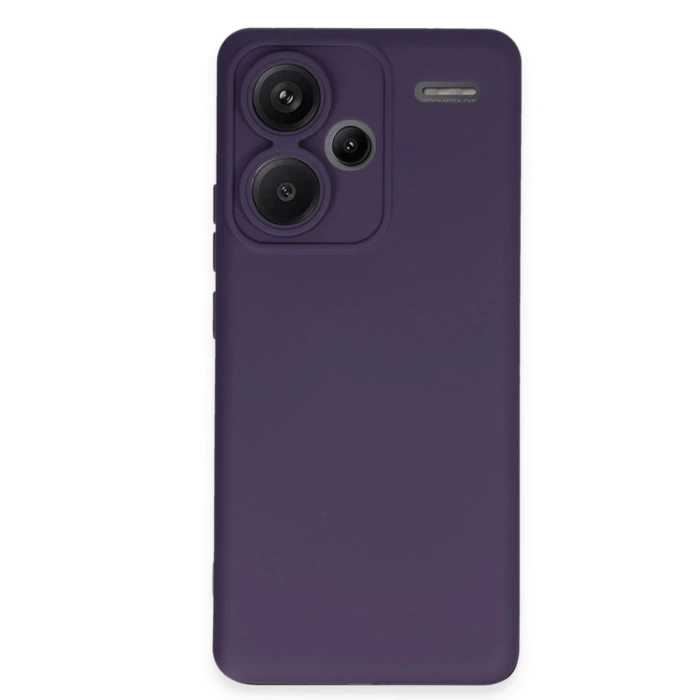 Newface Xiaomi Redmi Note 13 Pro Plus Kılıf Nano içi Kadife Silikon - Mor