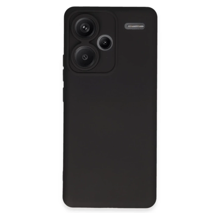 Newface Xiaomi Redmi Note 13 Pro Plus Kılıf Nano içi Kadife Silikon - Siyah
