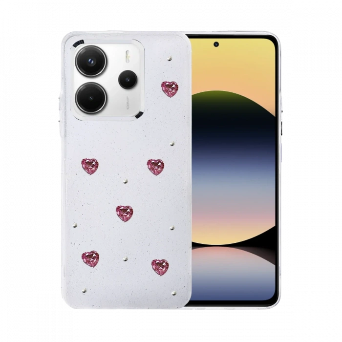 Newface Xiaomi Redmi Note 14 4G Fiyonk Desenli Kapak