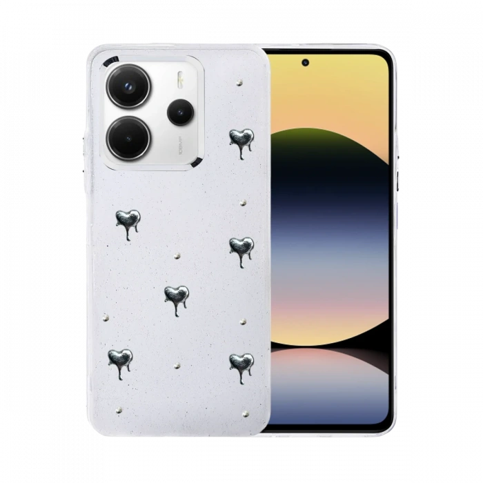 Newface Xiaomi Redmi Note 14 4G Fiyonk Desenli Kapak