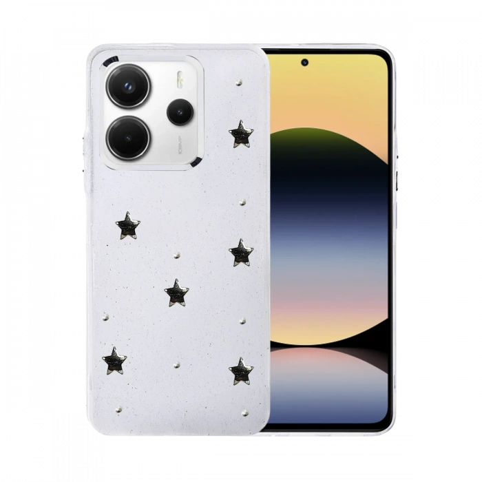 Newface Xiaomi Redmi Note 14 4G Fiyonk Desenli Kapak