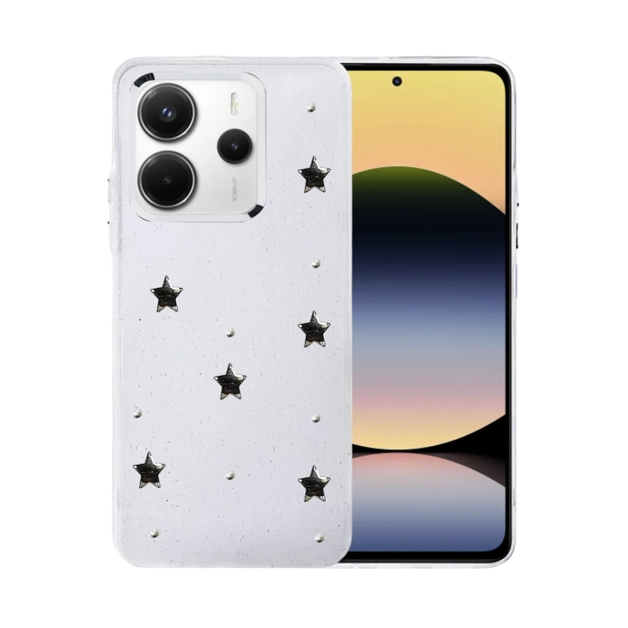 Newface Xiaomi Redmi Note 14 4G Fiyonk Desenli Kapak