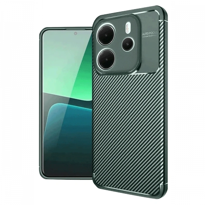 Newface Xiaomi Redmi Note 14 4G Kılıf Auto Focus Karbon Kapak