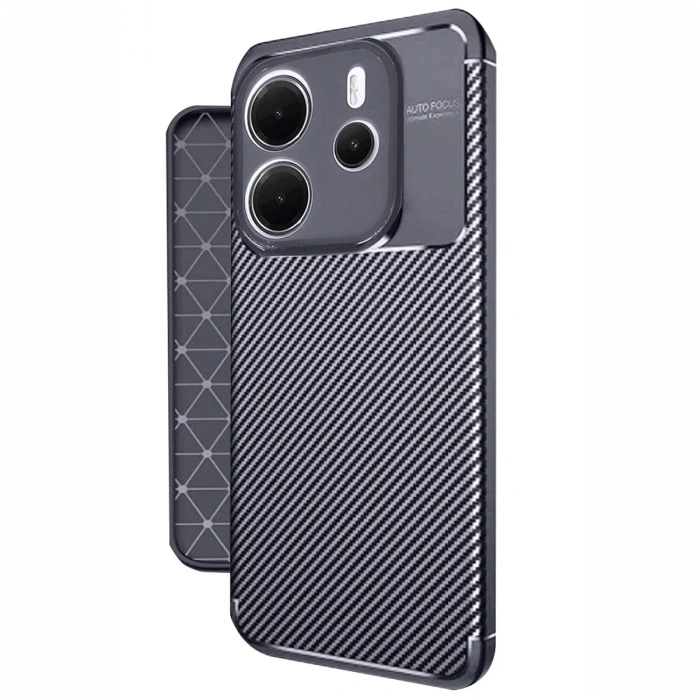 Newface Xiaomi Redmi Note 14 4G Kılıf Auto Focus Karbon Kapak