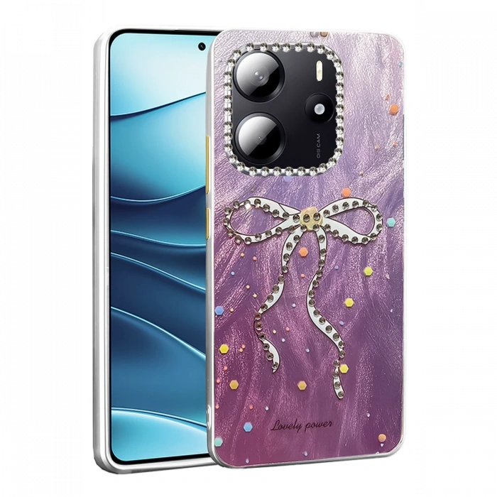 Newface Xiaomi Redmi Note 14 4G Kılıf Blade Aynalı Desenli Kapak
