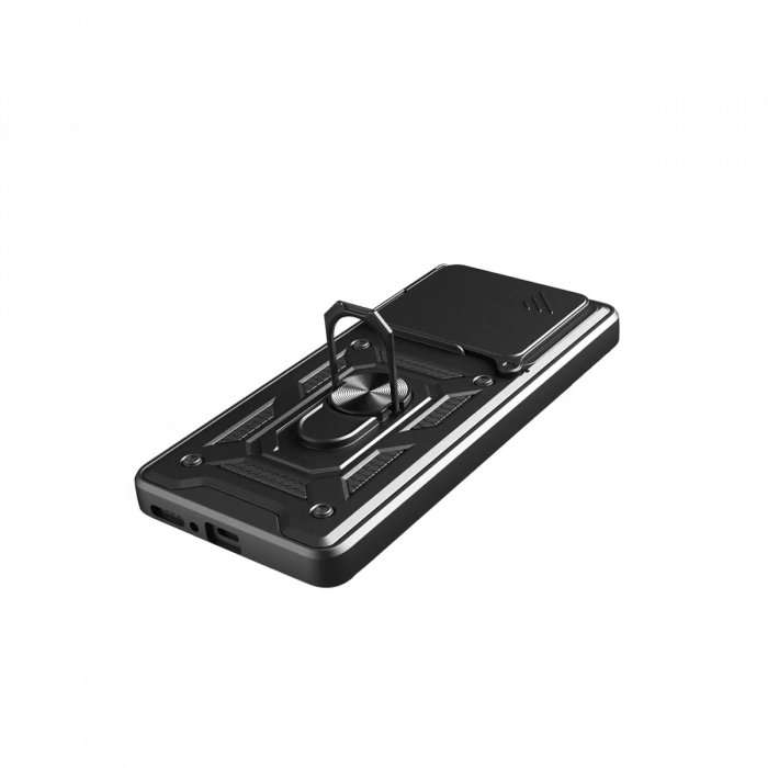 Xiaomi Redmi Note 14 4G Pars Lens Yüzüklü Silikon - Siyah