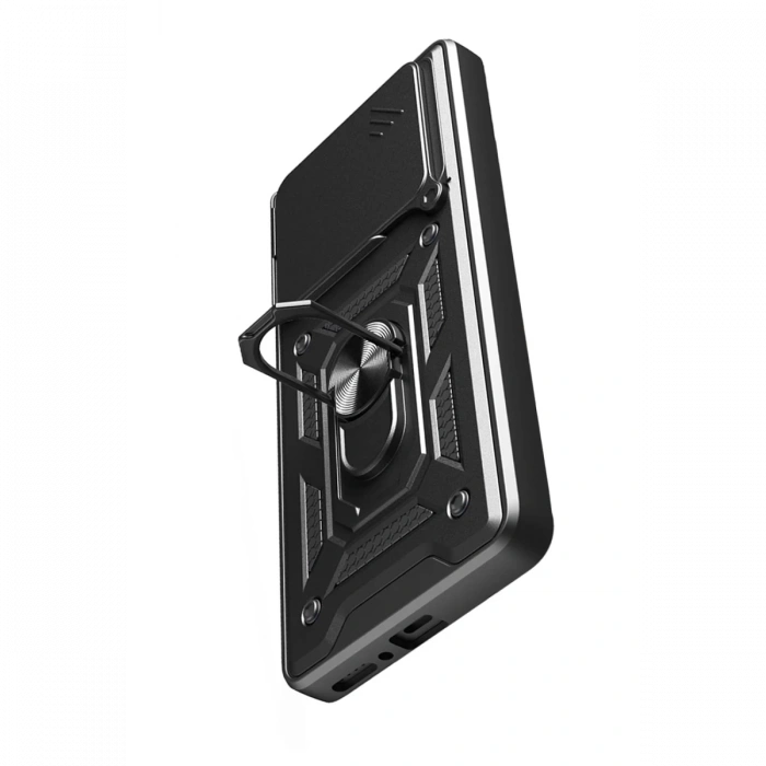 Xiaomi Redmi Note 14 4G Pars Lens Yüzüklü Silikon - Siyah