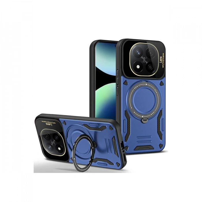 Newface Xiaomi Redmi Note 14 Pro 4G Kılıf Joy Lens Standlı Kapak